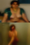 Naked woman masturbating
